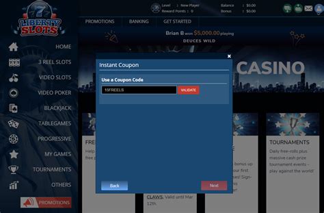 liberty slots no deposit codes|liberty slots casino instant play.